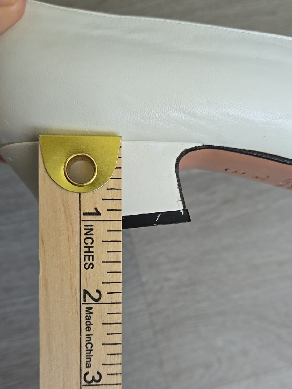 Bottega Veneta Two-Tone White Leather Heels with Black Woven Toe Size 7½ - Picture 13 of 17